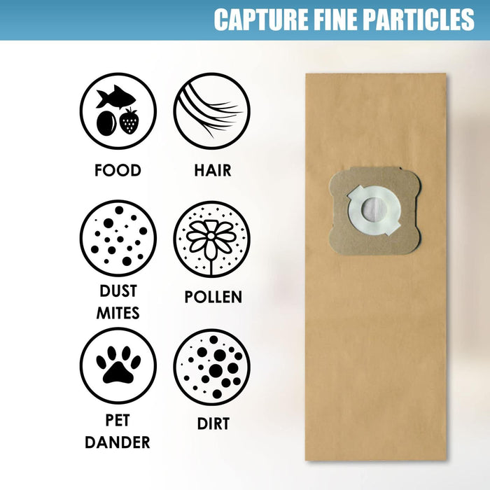 9-Piece Paper Dust Bags For Kirby G4 / G5 Vacuums