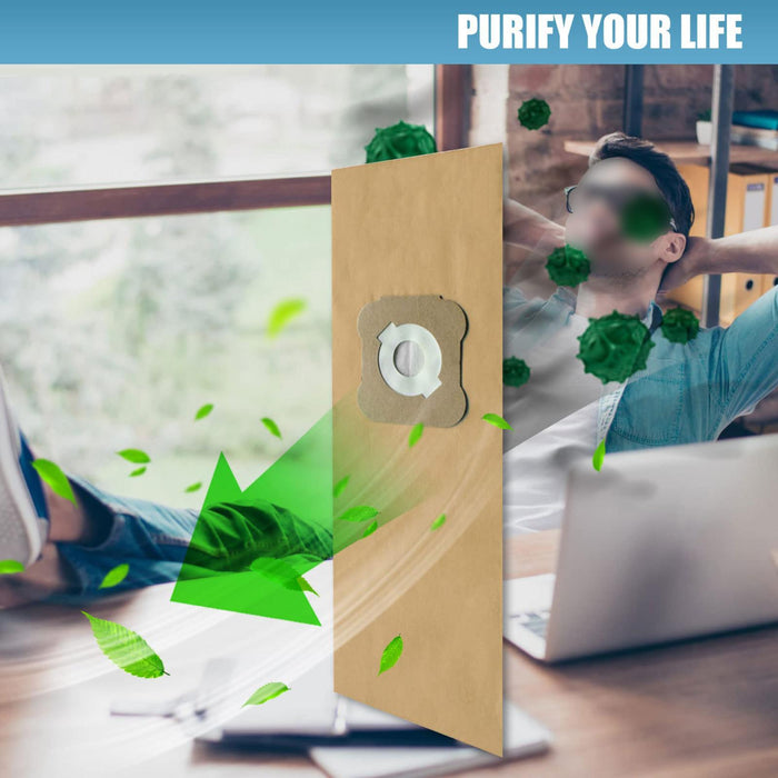 9-Piece Paper Dust Bags For Kirby G4 / G5 Vacuums