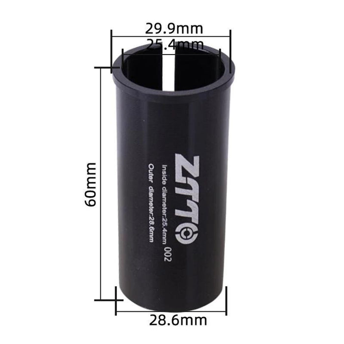 2Pcs Ztto Bicycle Seat Post Conversion Sleeve Reducer Cover