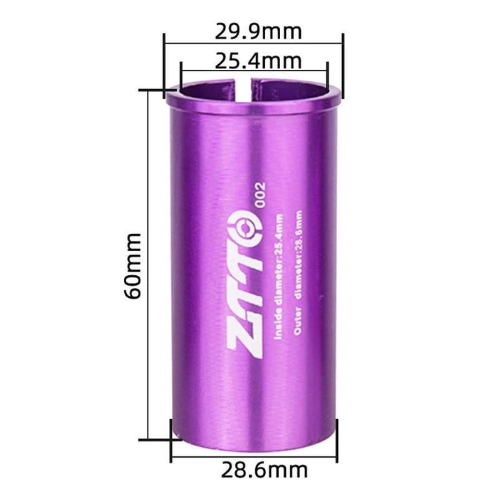 2Pcs Ztto Bicycle Seat Post Conversion Sleeve Reducer Cover