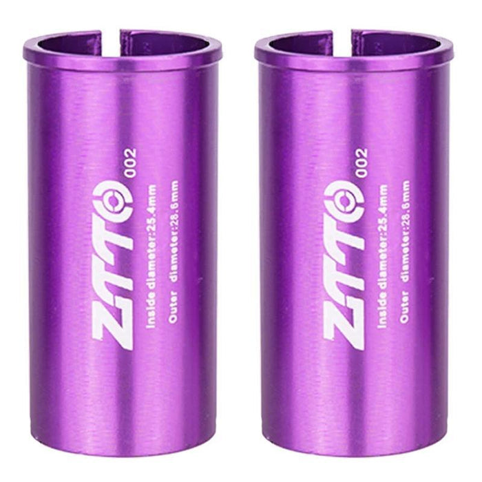 2Pcs Ztto Bicycle Seat Post Conversion Sleeve Reducer Cover