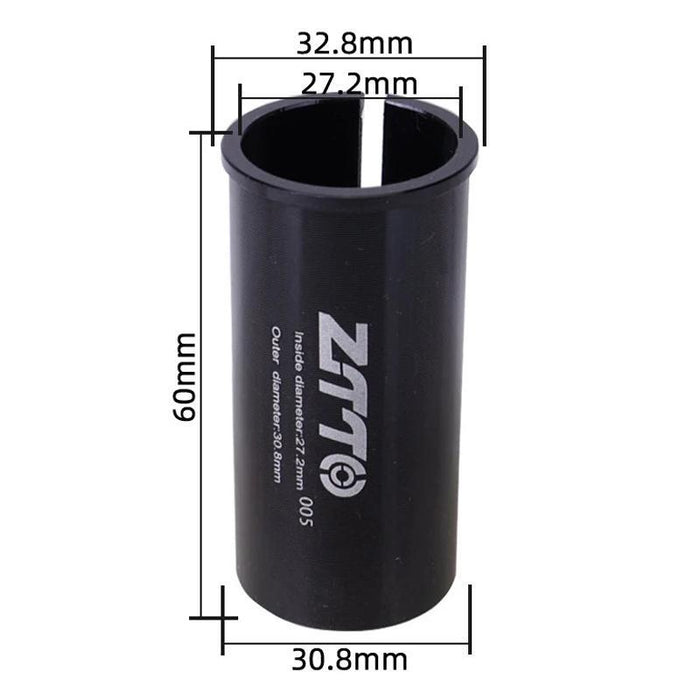 2Pcs Ztto Bicycle Seat Post Conversion Sleeve Reducer Cover