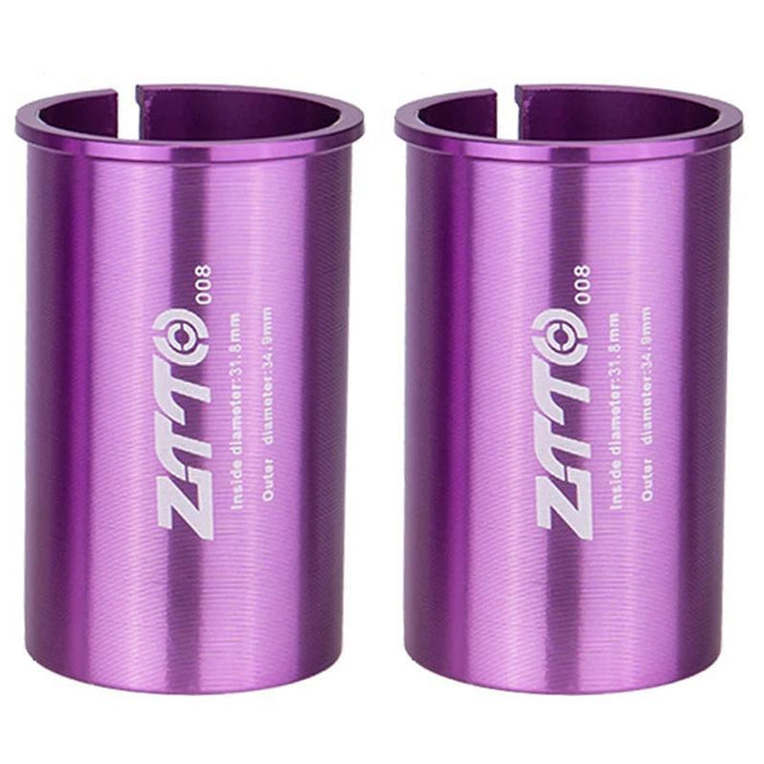 2Pcs Ztto Bicycle Seat Post Conversion Sleeve Reducer Cover