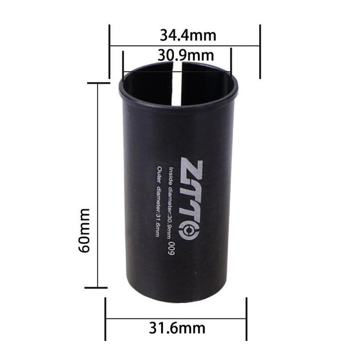 2Pcs Ztto Bicycle Seat Post Conversion Sleeve Reducer Cover