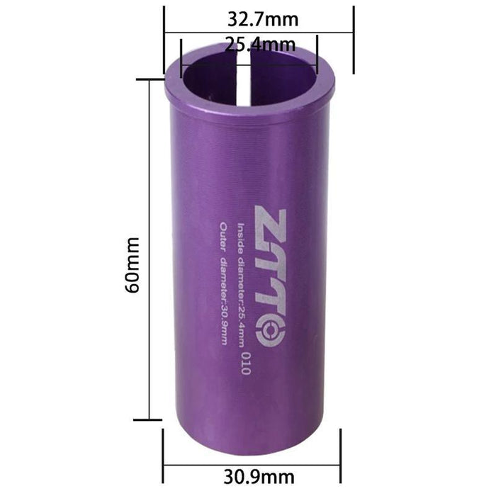 2Pcs Ztto Bicycle Seat Post Conversion Sleeve Reducer Cover