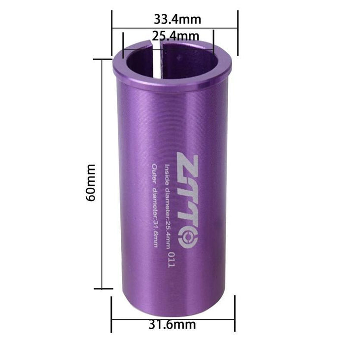2Pcs Ztto Bicycle Seat Post Conversion Sleeve Reducer Cover