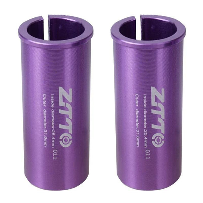 2Pcs Ztto Bicycle Seat Post Conversion Sleeve Reducer Cover