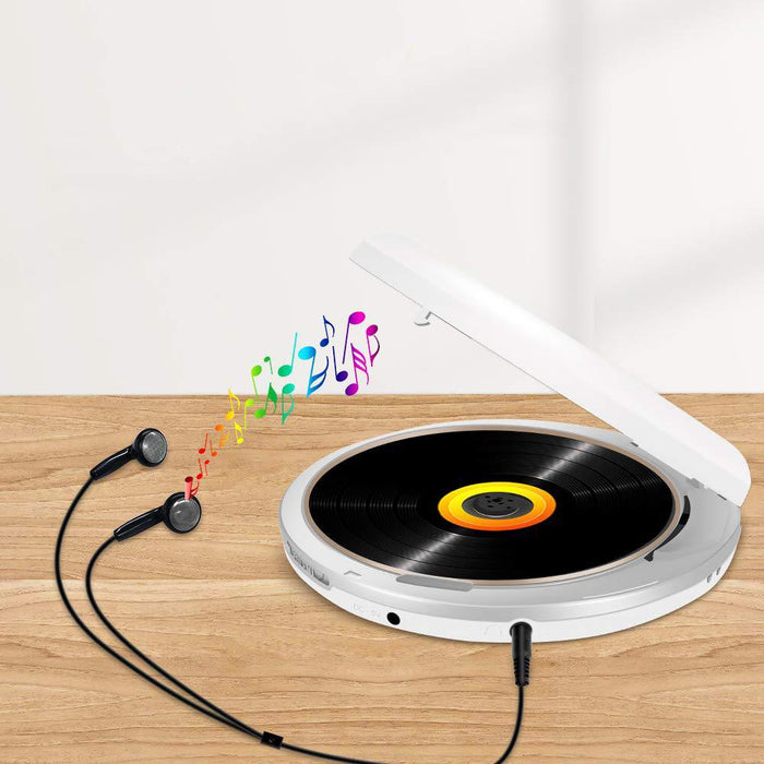 Mini Portable Cd Player Walkman Study And Repeat Retro Mp3 Music Cd Player Kc-707