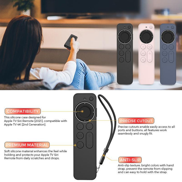 Silicone Protective Case For Siri Remote 2 / 3