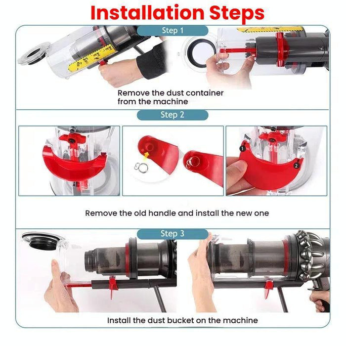 Upgraded Dust Bin Trigger Switch For V10 / V11 / V15 Vacuums