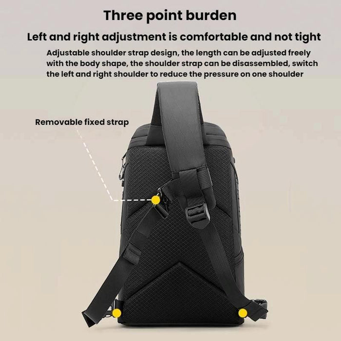 Large Capacity Crossbody Bag For Outdoor Cycling And Hiking