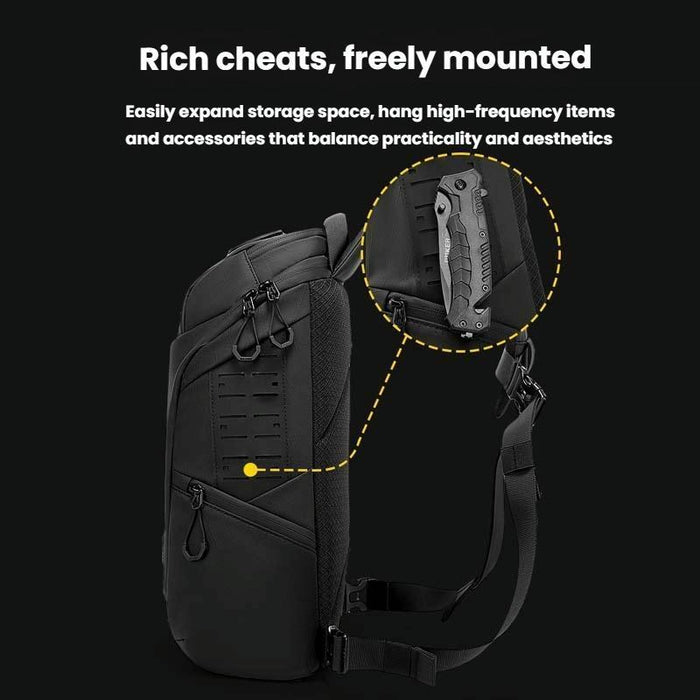 Large Capacity Crossbody Bag For Outdoor Cycling And Hiking