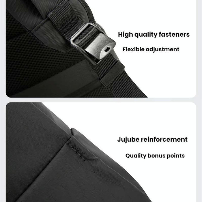 Large Capacity Business Backpack For Commuting Grey