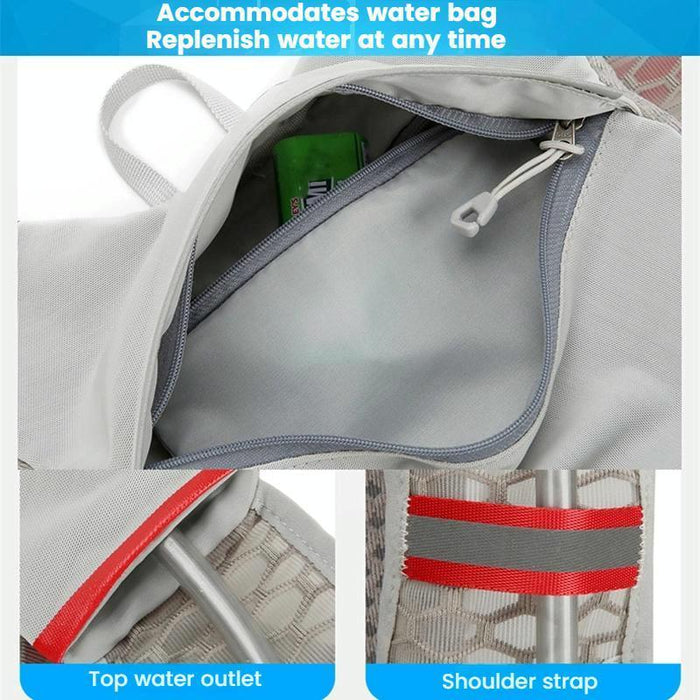 A1314 Outdoor Sports Backpack Portable Cycling Bag Breathable Lightweight Running Backpack