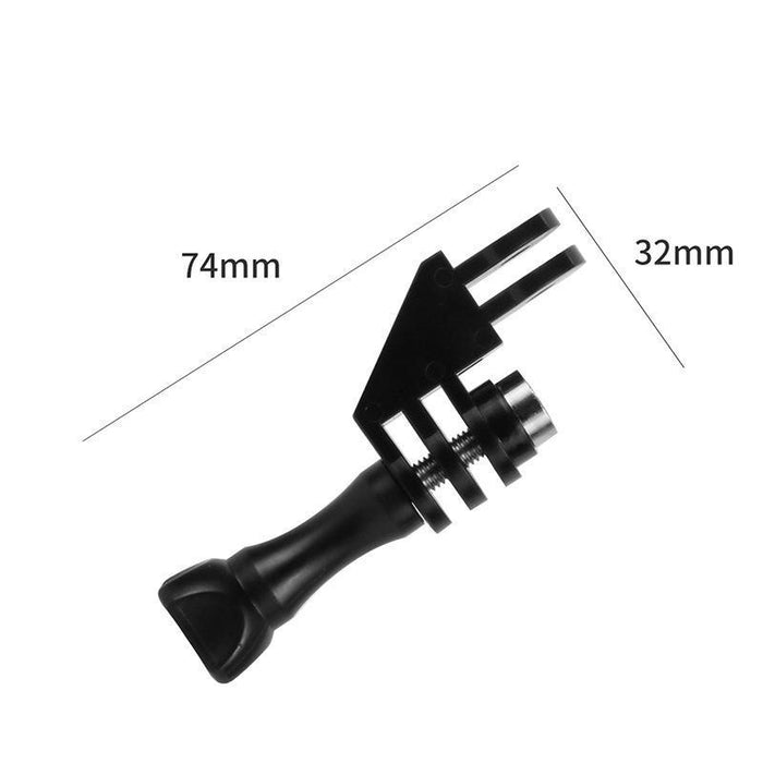 2Pcs For Gopro 90-Degree Elbow Adapter Accessories Black