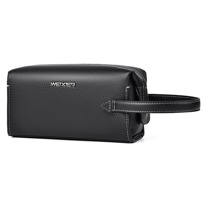 Men Clutch Bag Business Lightweight Handheld Bag Black