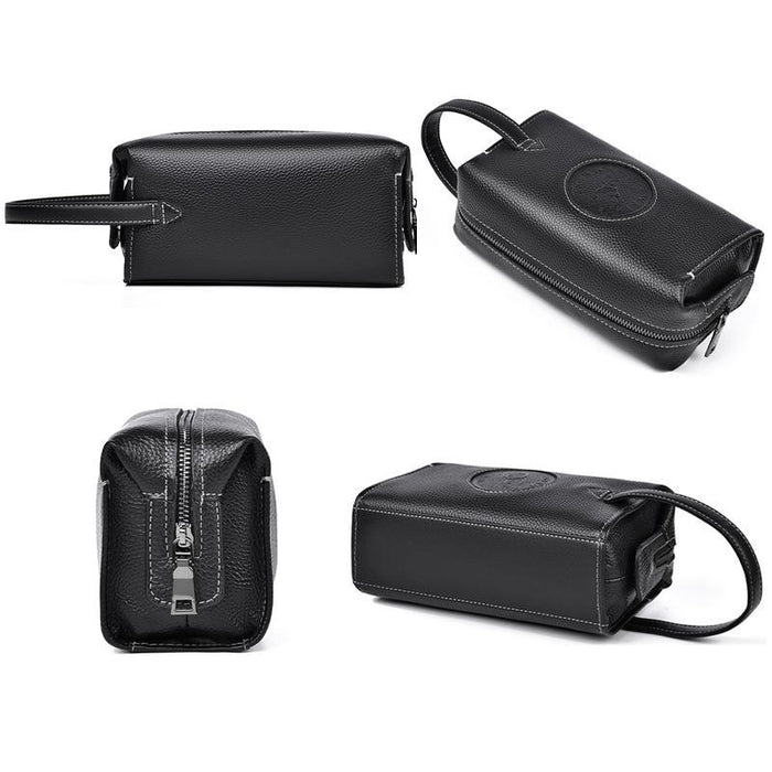 Men Clutch Bag Business Lightweight Handheld Bag Black