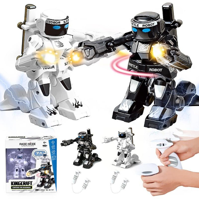 777-615 Battle Rc Robot 2.4G Body Sense Remote Control Toys For Kids Gift Toy Model Mini Smart Robot Battle Toys For Boys White