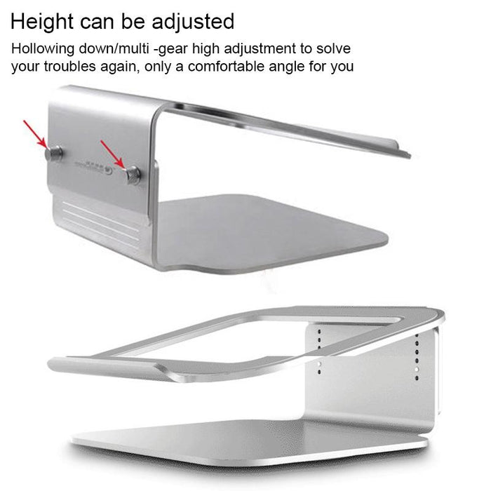 Height Adjustable Aluminum Alloy Laptop Cooling Stand 360