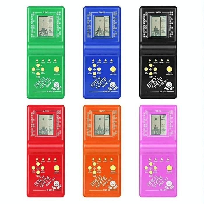 Classic Brick Game Handheld Game Console Bulit-In 7 Kinds Games Random Colour Delivery