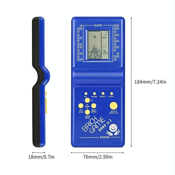 Classic Brick Game Handheld Game Console Bulit-In 7 Kinds Games Random Colour Delivery