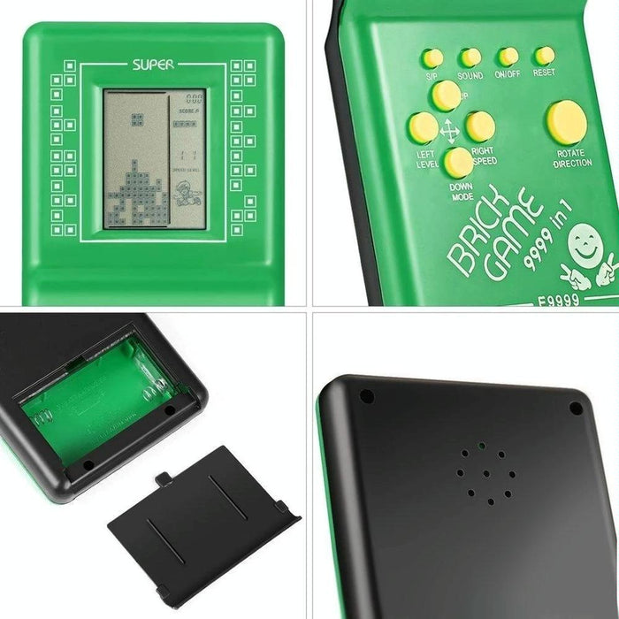 Classic Brick Game Handheld Game Console Bulit-In 7 Kinds Games Random Colour Delivery