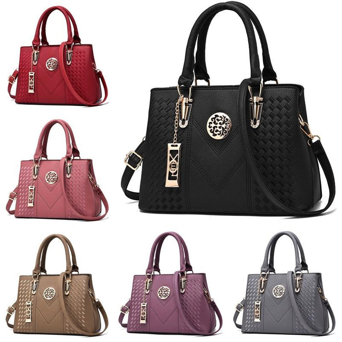 Women Leather Messenger Handbag - Stylish and Functional