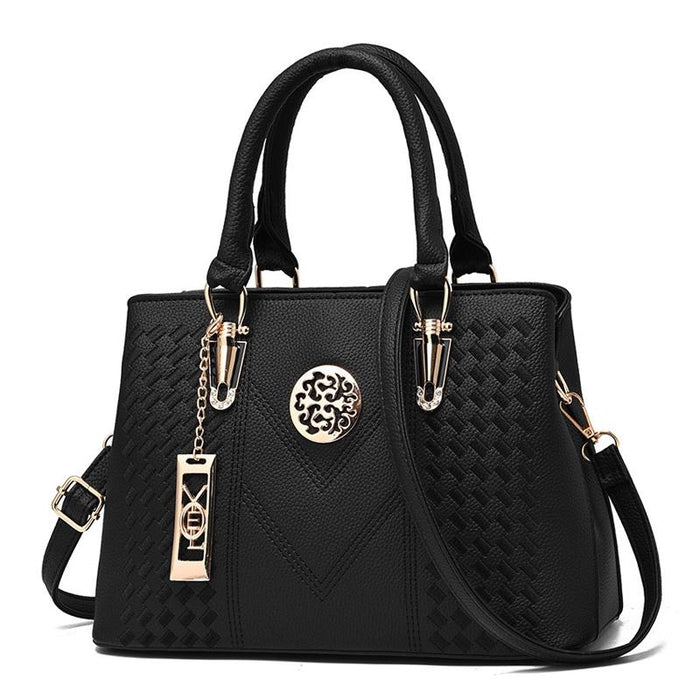 Women Leather Messenger Handbag - Stylish and Functional