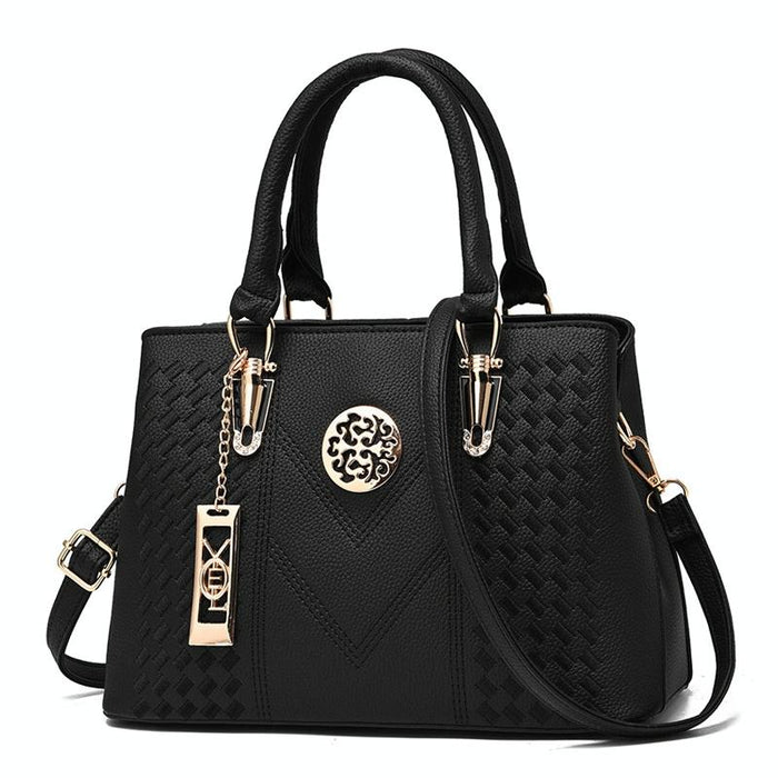 Women Leather Messenger Handbag - Stylish and Functional
