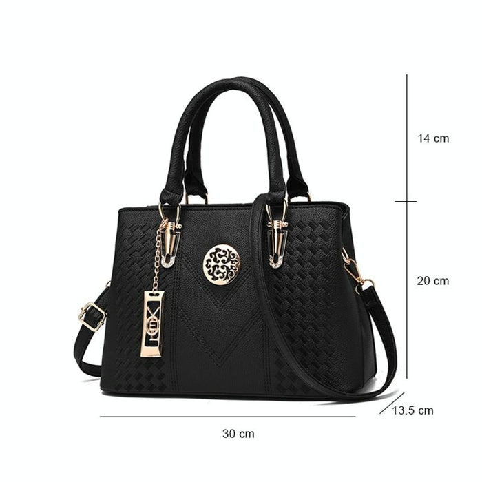 Women Leather Messenger Handbag - Stylish and Functional