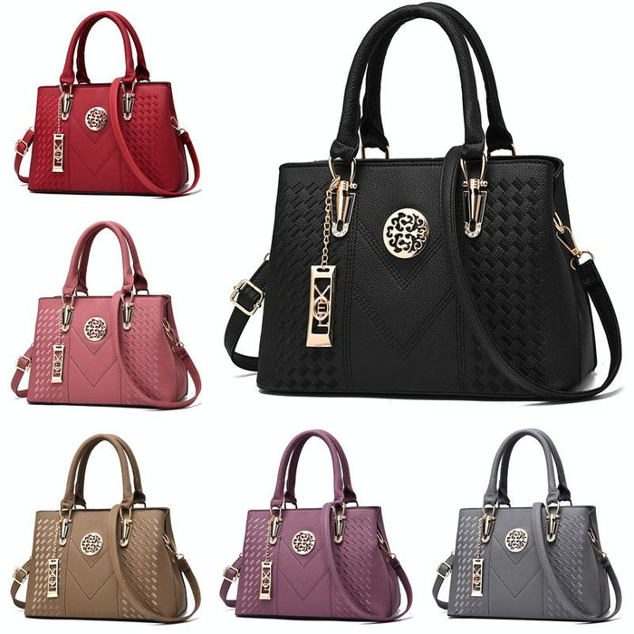 Women Leather Messenger Handbag - Stylish and Functional
