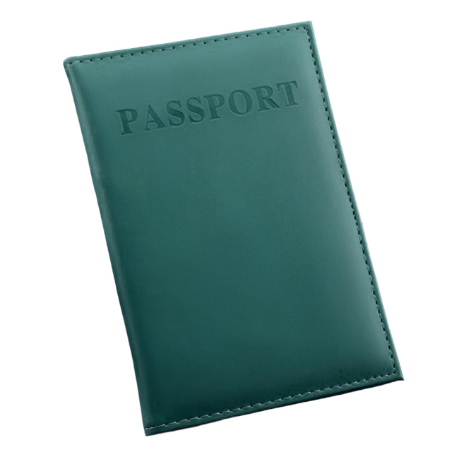 Travel Passport Cover Faux Leather Holder