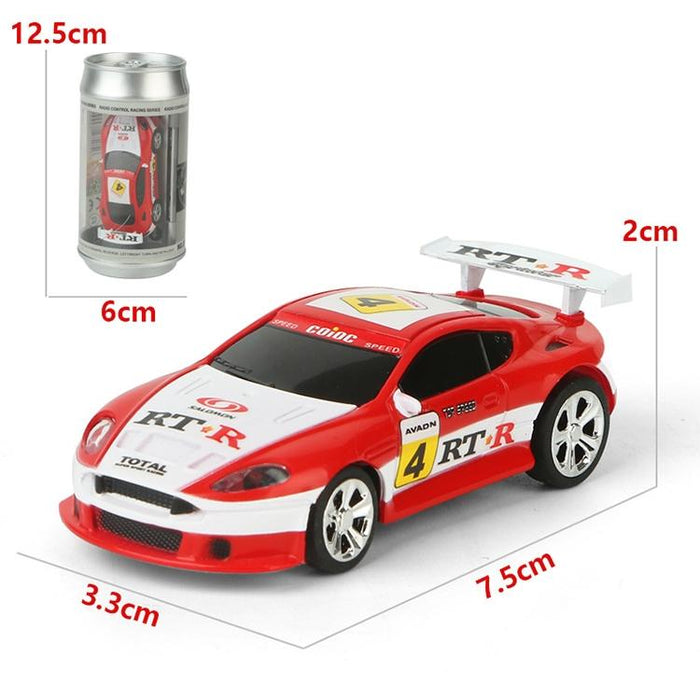 Coke Can Mini Rc Car Radio Remote Control Micro Racing Car