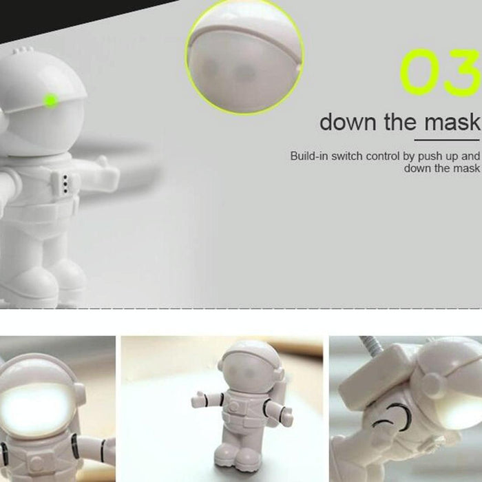 Adjustable Usb Led Astronaut Desk Light For Pc