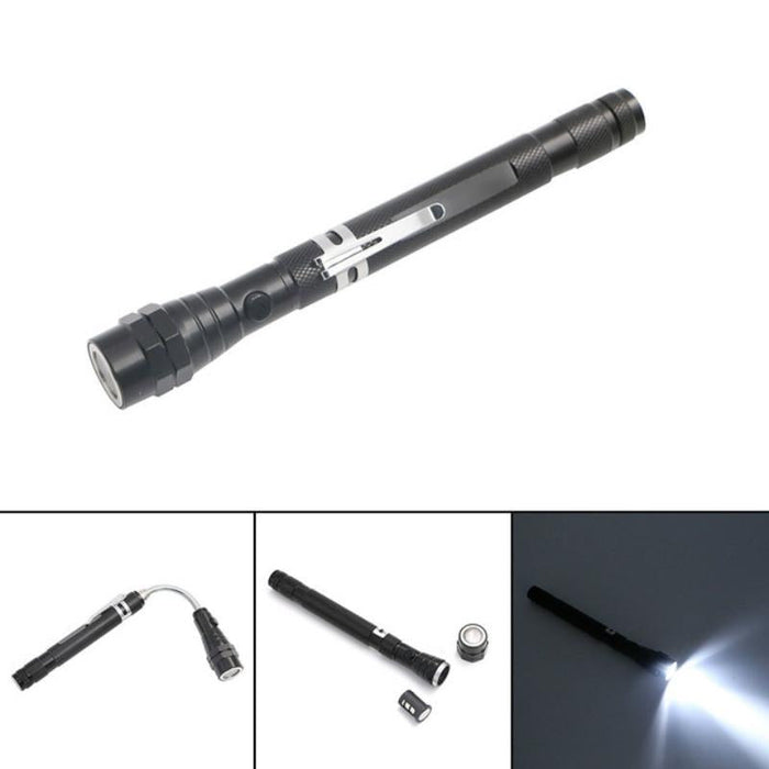 2-Pack Flexible Magnet Flashlight For Camping & Fishing