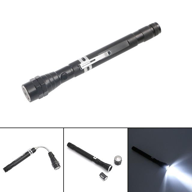 2-Pack Flexible Magnet Flashlight For Camping & Fishing