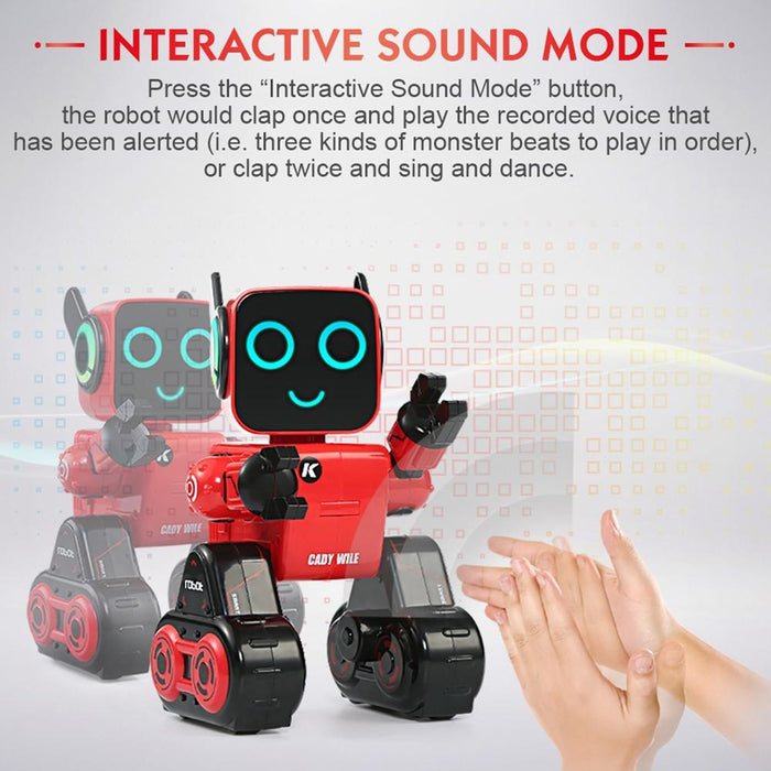 R4 Cady Wile 2.4Ghz Intelligent Remote Control Robo-Advisor Money Management Robots Toy With Colourful Led Light