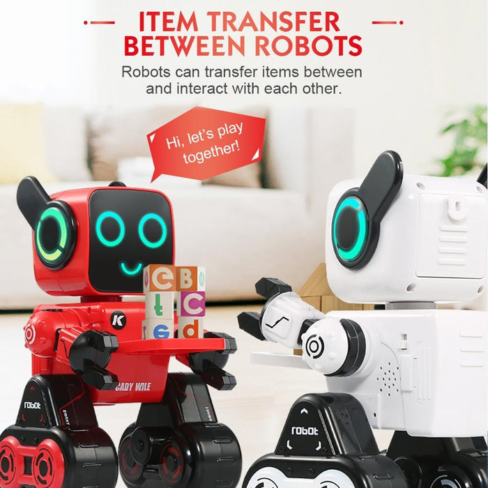 R4 Cady Wile 2.4Ghz Intelligent Remote Control Robo-Advisor Money Management Robots Toy With Colourful Led Light