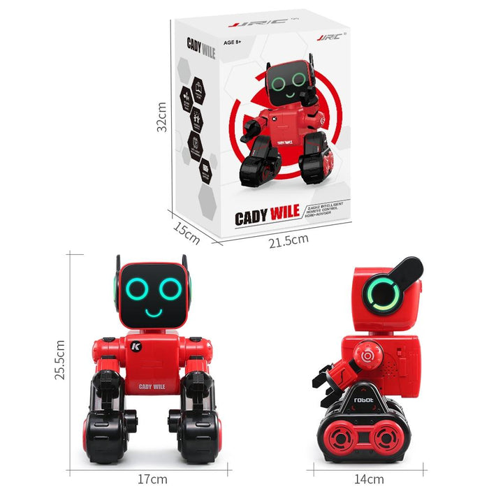 R4 Cady Wile 2.4Ghz Intelligent Remote Control Robo-Advisor Money Management Robots Toy With Colourful Led Light