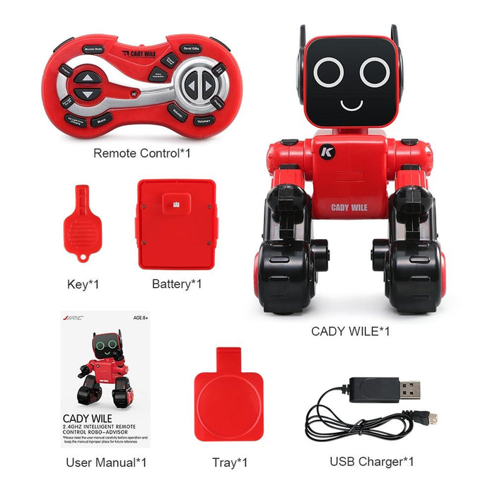 R4 Cady Wile 2.4Ghz Intelligent Remote Control Robo-Advisor Money Management Robots Toy With Colourful Led Light