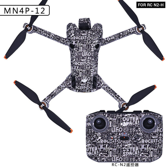 Dji Mini 4 Pro Drone Protective Film Waterproof Remote Decals For Dji Rc 2 Rc N2 Accessory