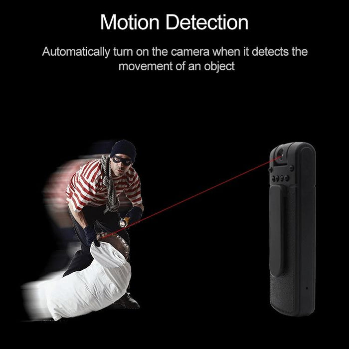 B18 Back Clip Design 1080P Hd Camera Recording Pen Support Motion Detection / Infrared Night Vision / 180 Degrees Rotation Camera / Tf Card