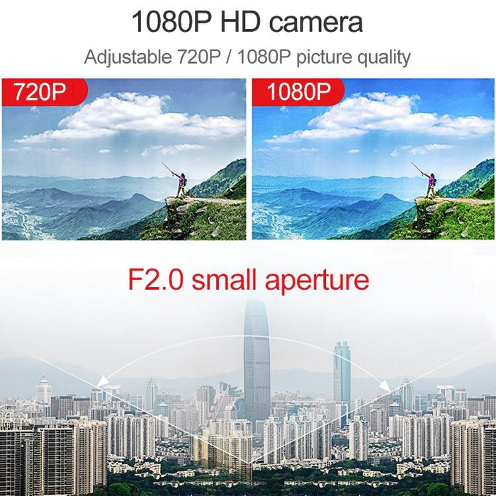 B18 Back Clip Design 1080P Hd Camera Recording Pen Support Motion Detection / Infrared Night Vision / 180 Degrees Rotation Camera / Tf Card