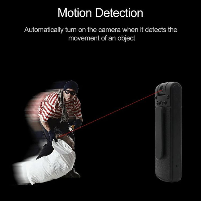 B18 Back Clip Design 1080P Hd Camera Recording Pen Support Motion Detection / Infrared Night Vision / 180 Degrees Rotation Camera / Tf Card