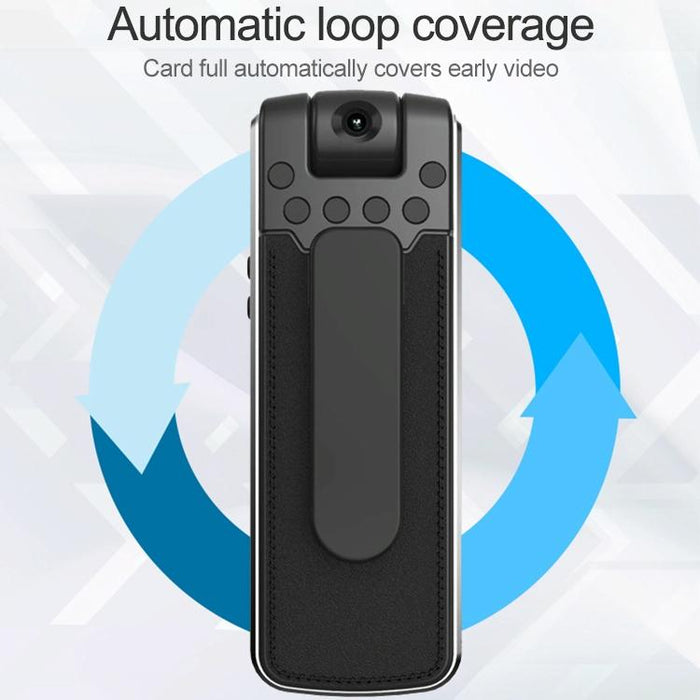 B18 Back Clip Design 1080P Hd Camera Recording Pen Support Motion Detection / Infrared Night Vision / 180 Degrees Rotation Camera / Tf Card