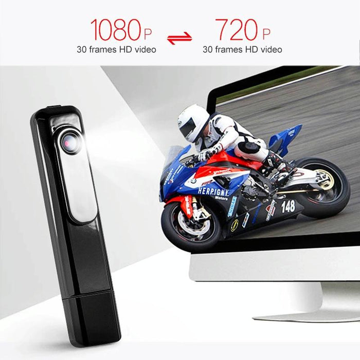 C181 1080P Mini Back Clip 130 Degree Small Wide Angle Meeting Lecture Professional Video Recorder Pen Without Tf Card