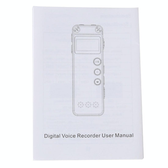 Vm31 Portable Audio Voice Recorder 8Gb Support Music Playback