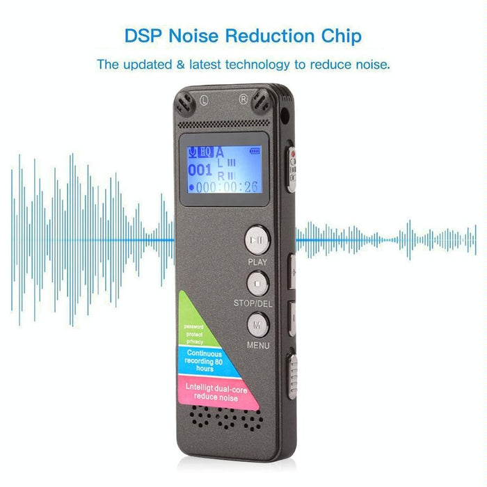 Vm31 Portable Audio Voice Recorder 8Gb Support Music Playback