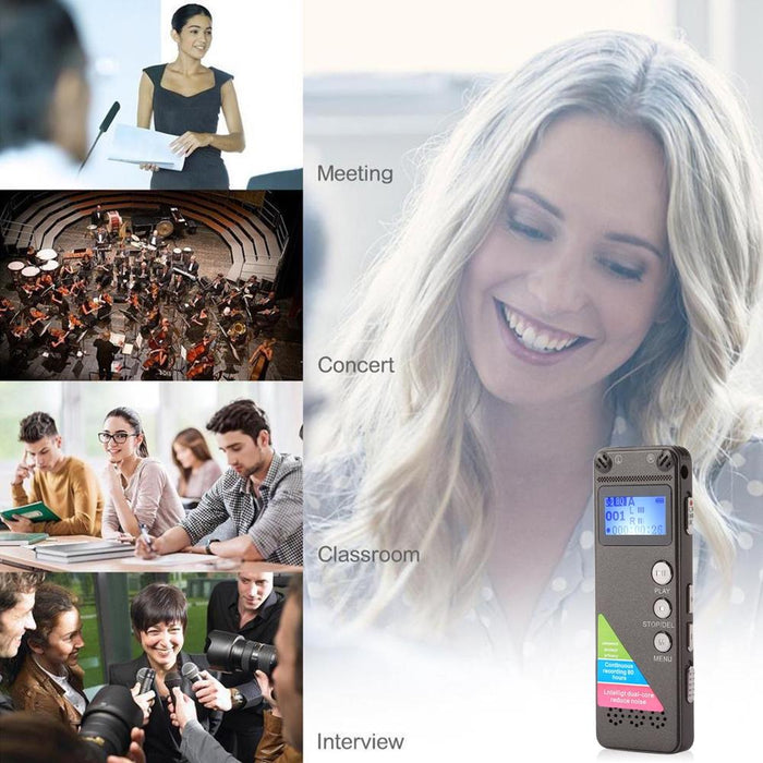 Vm31 Portable Audio Voice Recorder 16Gb Support Music Playback