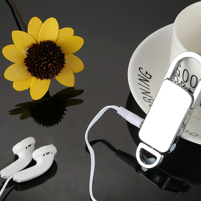 Vm800 Portable Audio Voice Recorder Keychain 8Gb Support Music Playback